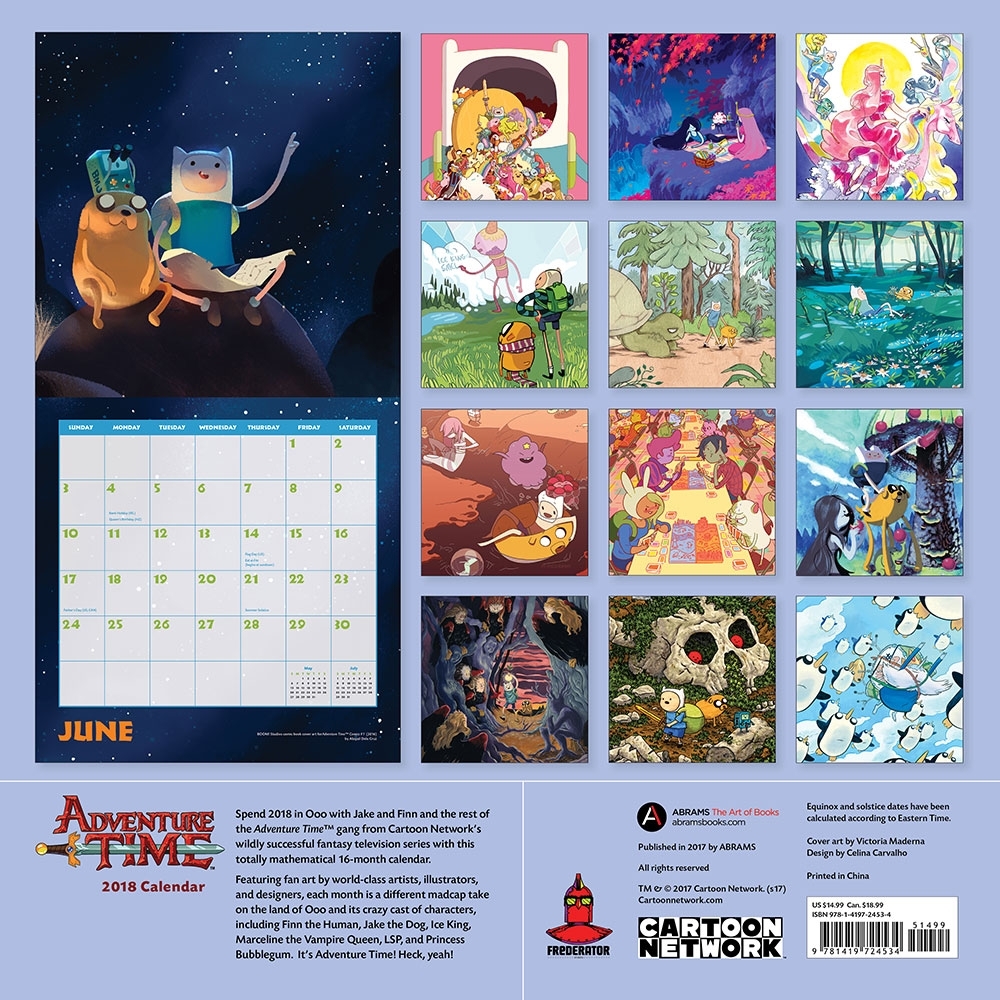 Adventure Time Wall Calendar (Other) - Walmart.com
