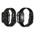 thumbnail image 2 of Apple Watch Band 38/40841mm Series SE 8 7 6 5 4 3 2 1 Black 3pcs Adjustable Size Silicone Bands (Sm-Med & Med-Lg Wrist Lenght), 2 of 5