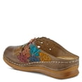 thumbnail image 7 of L’Artiste AUGI Hand-Painted Floral Leather Clog Wedge, 7 of 7