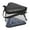 Black, variant on Live Fish Bucket Live Baits Container Portable Triangle Fishing Bucket Minnow Bucket with Net Lid Foldable Water Pail