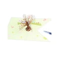 thumbnail image 2 of 3D Easter Egg Tree Rabbit Greeting Card Set Handwriting Blessing Card Supplies for Wedding Birthday Children Kid Boy, 2 of 11