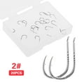 thumbnail image 4 of 20 PCS Fishing Hooks High Carbon Steel Soft Bait Jig, 4 of 8