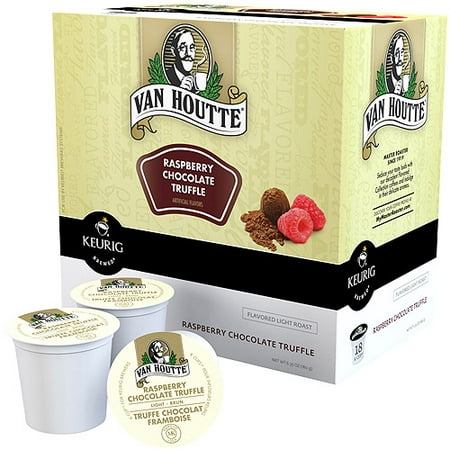 Van Houtte Raspberry Chocolate Truffle Coffee K-Cups, 18 count ...