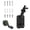 Black, variant on Ceiling Mount Camera Holder for Security Camera Positioning, ABS Wall Bracket with Screws and Adjustable Joint