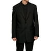 Mens Black Two Piece Dress Suit with Matching Jacket & Formal Dress Pants