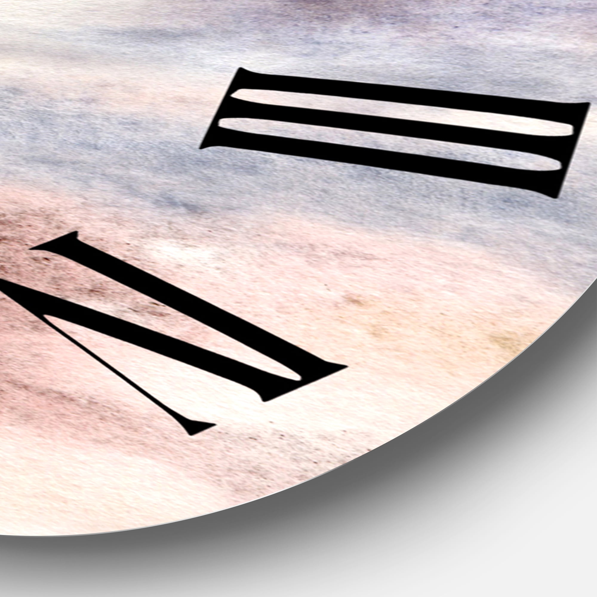 Designart 1 in Modern,Contemporary Wall Clock