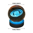 thumbnail image 2 of EIMELI 3d Glowing Crystal Ball Night Light Ornament Creative Coloful Night Scene Lamp With Base For Home Decor Gift, 2 of 9