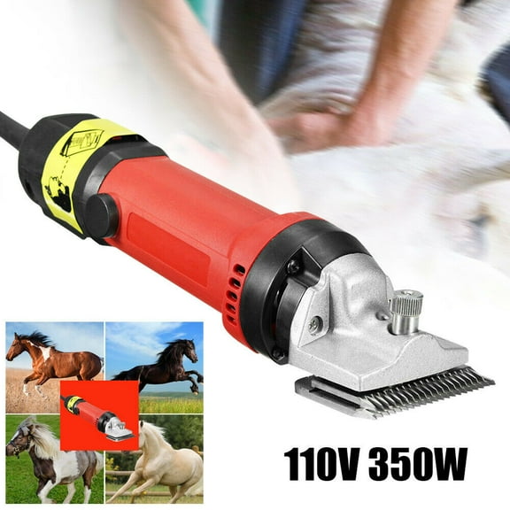 350W Professional Electric Animal Hair Clippers Horse Cattle Grooming Trimmer