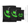 thumbnail image 3 of Darling Souvenir Black Carved Angry Face Halloween Party Supplies Favor Bags Gift Pouches 15 Pieces, 3 of 5