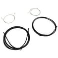 thumbnail image 3 of Bike  Cable And Transmission Cable, Bike Brake Cable Housing Kit Galvanized Wire Core High Carbon Steel Inner Layer Wire Tube  For Small Wheel Bikes Black,Red, 3 of 8