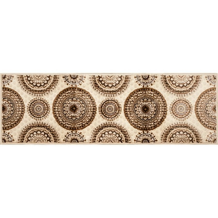 Better Homes and Gardens Suzani Beige Woven Polypropylene Runner