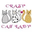 thumbnail image 3 of CafePress - Crazy Cat Lady Women's Light Pajamas - Women's Short Sleeve Print T-Shirt and Pants Light Cotton Pajama Set, 3 of 7