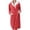 Red, variant on MEICHEN Plush Robes for Women Women's Fleece Plush Robe Long Warm Plush Bathrobe Loungewear Jacket Printed Comfort Robe Womens Robes