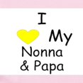 thumbnail image 2 of CafePress - I Love My Nonna & Papa Yellow Infant Bodysuit - Baby Light Bodysuit, Size Newborn - 24 Months, 2 of 4