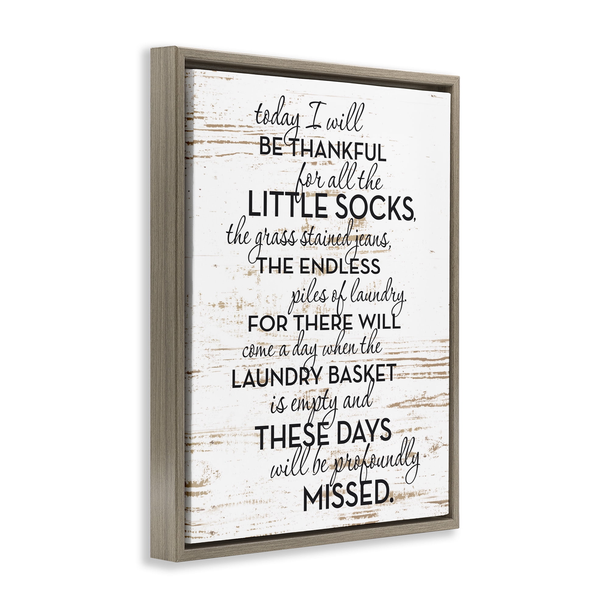Stupell Industries Rustic Parenthood Phrase Inspirational Painting Brown Floater Framed Canvas Art Print Wall Art, 25 x 31