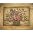 thumbnail image 2 of Poloson, Kimberly 18x15 Gold Ornate Wood Framed with Double Matting Museum Art Print Titled - Paris Bouquet II, 2 of 4