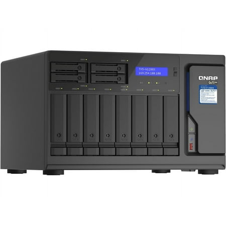 QNAP TVS-H1288X-W1250-16G-US Diskless System Network Storage