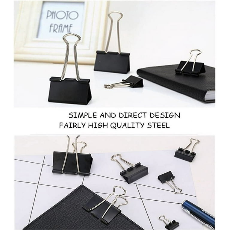  Ufmarine Extra Large Binder Clips 2.4 Inch Length for Office  (12 Pcs) : Office Products