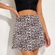 thumbnail image 4 of Falda casual estampada Falda mini de cintura alta Faldas cortas para mujer (Blanco S) FLhrweasw Para estrenar, 4 of 8