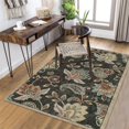 thumbnail image 3 of Vintage French Carpet Living Room Bedroom Retro Flower Rug Soft Shaggy Bedside Area Rugs Machine Washable Floor Mat Tapis Salons My Lux Decor Round, 3 of 10
