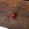 thumbnail image 5 of Hommoo End Table,2 Pieces Bedside Cupboard with Drawer and Short Legs, End Table with Storing Shelf, Black, 5 of 7
