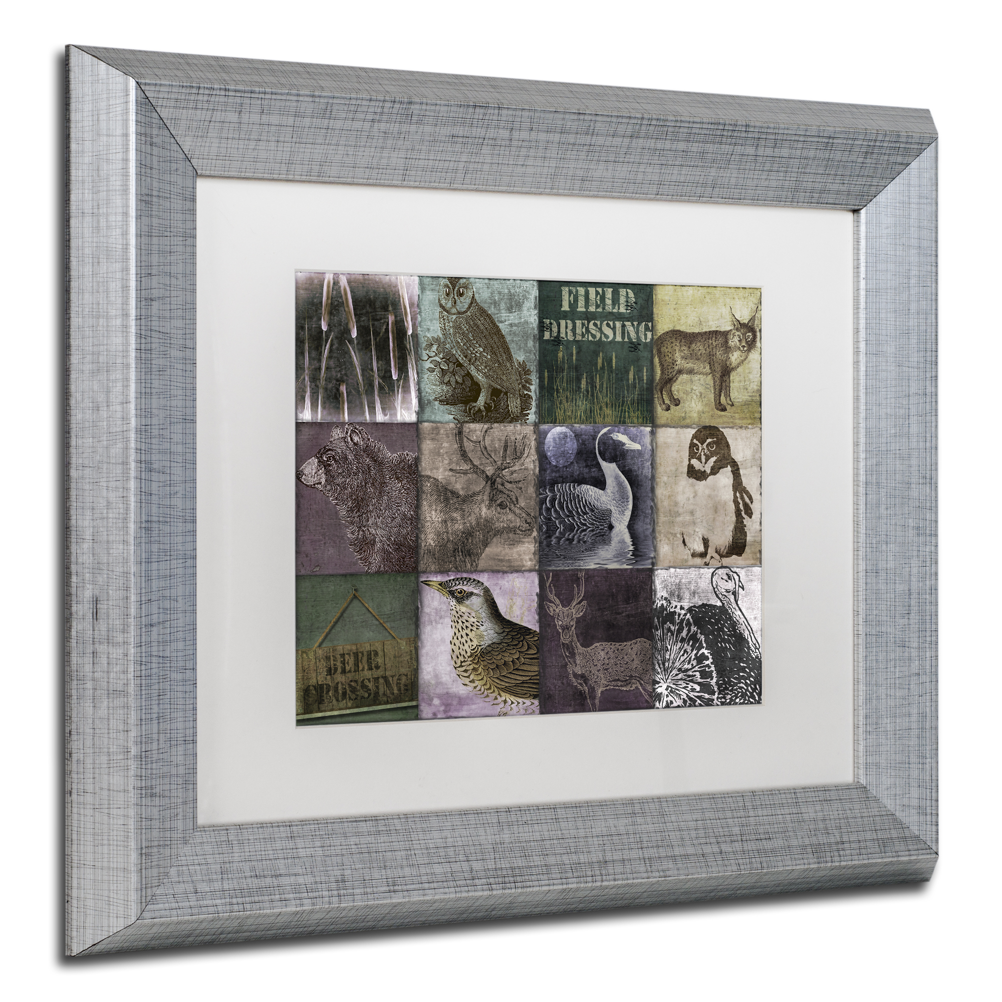 Trademark Fine Art 'Hunting Season VI' Silver Framed Art by Color Bakery