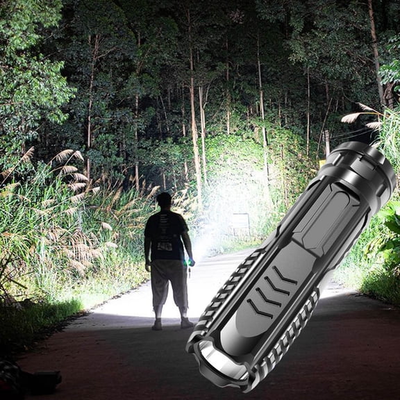 Infidev Flashlights for Emergencies 2Pcs Led Rechargeable Usb Long-Range Mini Portable Household Durable Strong Flashlight for Outdoor,Emergency
