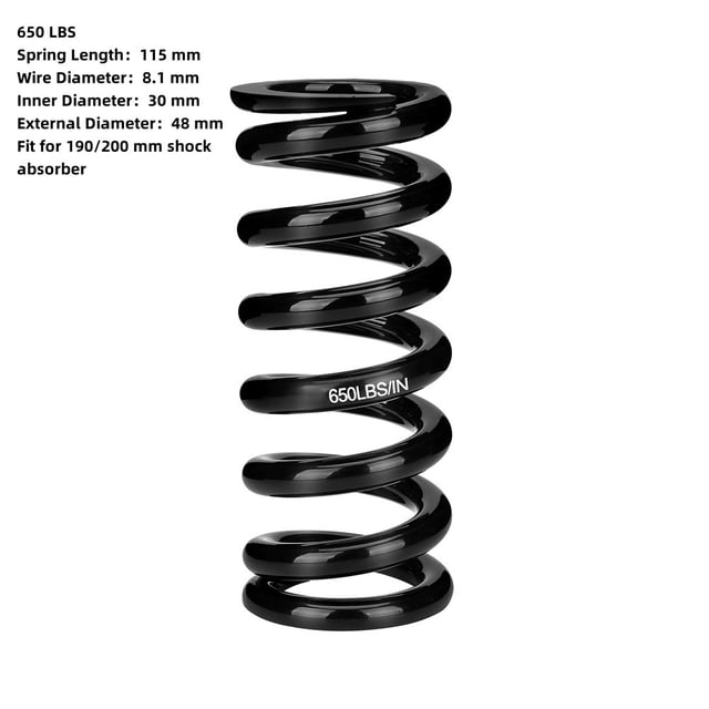 MYG Ressort de Remplacement pour Amortisseur Arrière Diamètre Intérieur 30 mm 350-650 LBS