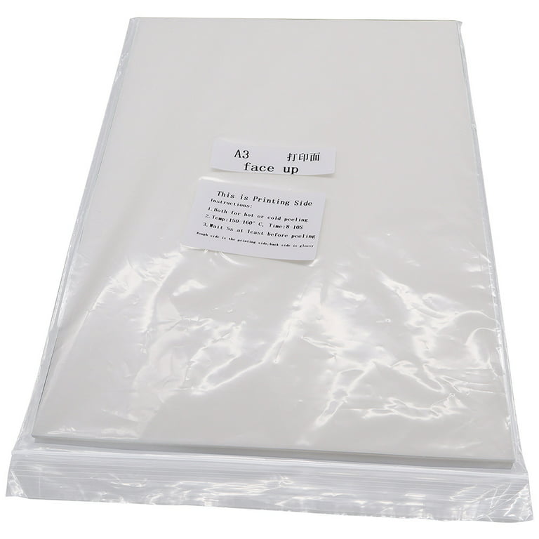 100 Sheets A-SUB DTF Film A3, DTF Film Paper 13 Direct to Film Transfer  Paper, DTF Film for Sublimation Paper for Dark & Light & Color Fabrics,  Cold