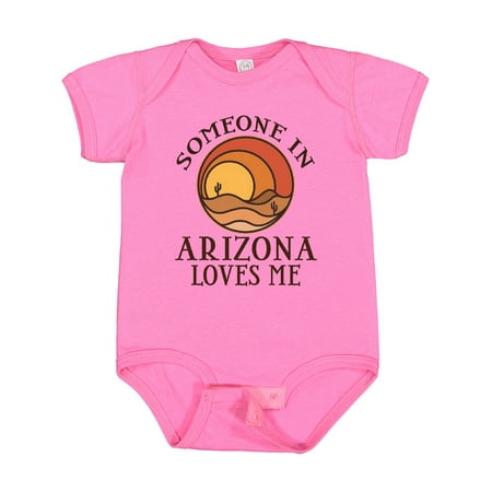 

Inktastic Someone in Arizona Loves Me Gift Baby Boy or Baby Girl Bodysuit