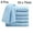 Light Blue, variant on Unique Bargains 6-Pack Cotton Plush Hand Towel Washcloth Camel Color 29" x 13"