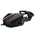 thumbnail image 1 of Mad Catz RAT 1 Wired Optical USB LED RGB Mouse with 6 Programmable Buttons, Customizable - Black, 1 of 5