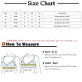 thumbnail image 2 of Bigersell Seamless Sports Bras for Women Summer T-Shirt Bras for Women Bralette Bra Style B846 V-Neck Pullover Bras Hook and Eye Bra Closure Women Size Sleeping Bras for Women Pink 36, 2 of 7