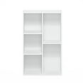 thumbnail image 5 of Furinno Luder 5-Cube No Tool Assembly Open Shelf, White, 5 of 5