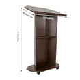 thumbnail image 6 of Wildnix Podium Wood Stand with Large Surface and Open Compartments, Sturdy Construction, Easy to Move, Fix, and Clean for Presentations, 6 of 6
