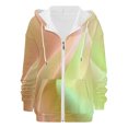 thumbnail image 5 of Bovemsi Sweatshirt for Women Zip Activewear Jacket Coat Printed Fall Outwear With Pockets Zip Up Hoodie, 5 of 7