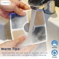 thumbnail image 4 of NISPIRA Triple Filtration Charcoal Water Filter Set Replacements for Veken 67oz, 95oz 135oz Automatic Stainless Steal Cat Water Fountain, Dog Water Fountain Dispenser 12 Sets, 4 of 5