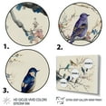 thumbnail image 3 of Designart Multicolor Birds On Plum Blossoms Tree IV Canvas Wall Art, 3 of 5