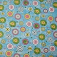 thumbnail image 3 of Cotton Tablecloth Circles Print Blue, 3 of 3