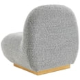 thumbnail image 3 of Meridian Furniture Chaise d'Appoint en Tissu Liam Gris, 3 of 5