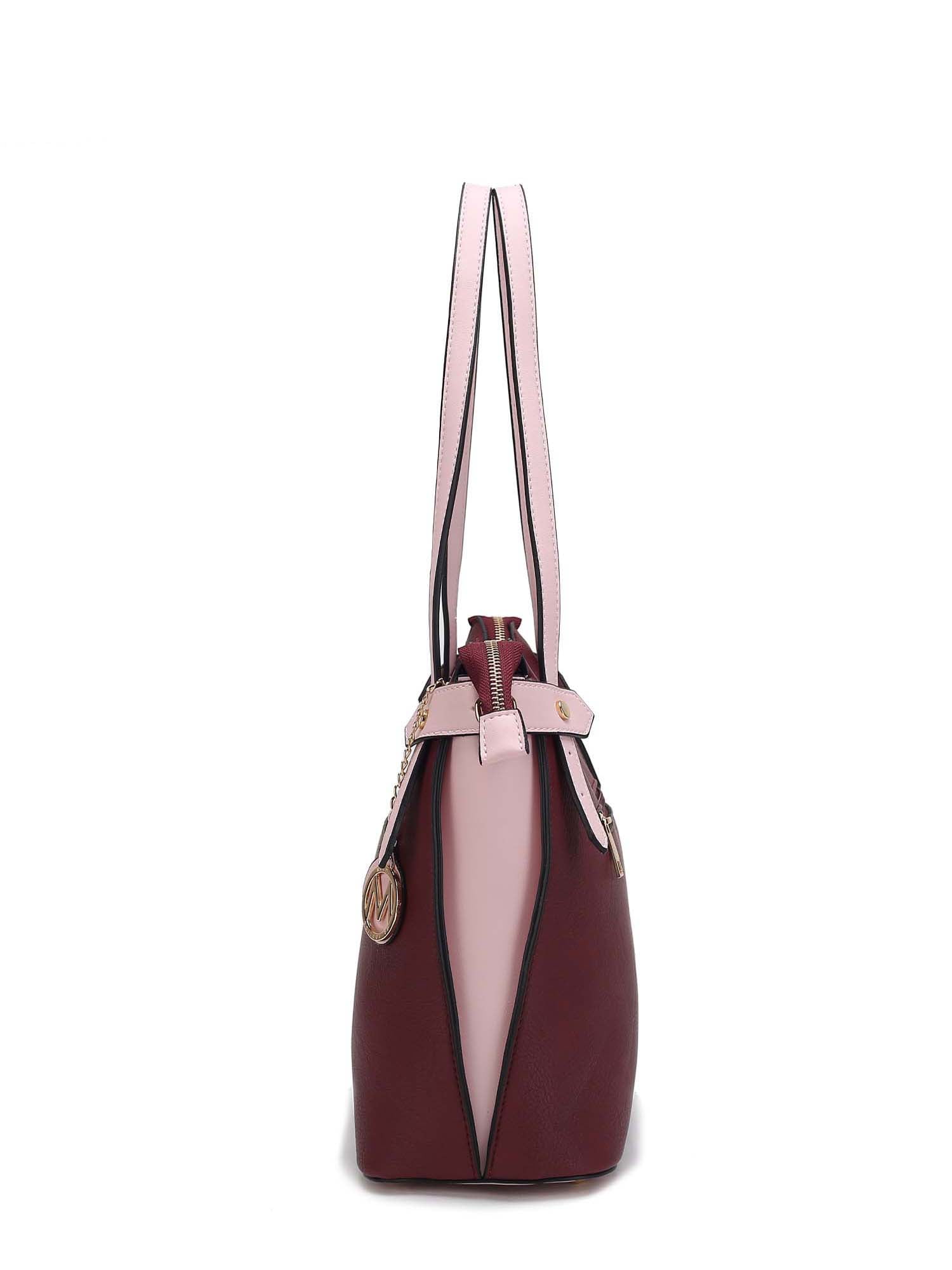  MKF Set Hobo Bag for Women & Wristlet Wallet – PU Leather  Designer Handbag Purse – Shoulder Strap Lady Pocketbook Beige-Cognac Brown  : Clothing, Shoes & Jewelry