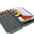 thumbnail image 4 of Caja Organizadora Magnética para Pesca Carpa Compartimento Giratorio Ganchos Almacenamiento Cebo, 4 of 5