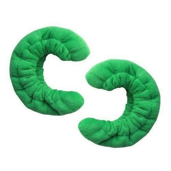 New A&R Ice Hockey Figure Skate Terry Cloth Blade Covers Soakers Guards Kelly Gr