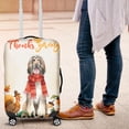 thumbnail image 4 of Happy Thanksgiving Afghan Hound with Turkey Pumpkins Autumn Vibes Travel Luggage Cover Dog Lover Suitcase Dust Protective Decor - 12018, 4 of 5