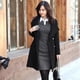 thumbnail image 5 of Jumpingount Mujer frío Otoño Invierno abrigo a prueba de viento con bolsillos ropa de moda regalos disfraz actividad Casual Abrigos y chamarras Negro Jumpingount AP013740-03, 5 of 6