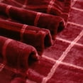 thumbnail image 2 of Mainstays Plush Couch Throw Blanket, Red Plaid, 50 x 60 in, 2 of 5