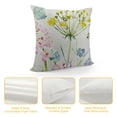 thumbnail image 4 of Fenyluxe  Spring Pillow Covers ,Floral Butterfly Decorations Seasonal Summer Farmhouse Pillow Case Decor for Sofa Couch  24x24in, 4 of 5