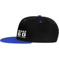 thumbnail image 3 of Make Sixty Great Again Flat Bill Hats Contrast Hip Hop Baseball Cap Unisex Snapback Rock Caps, 3 of 9