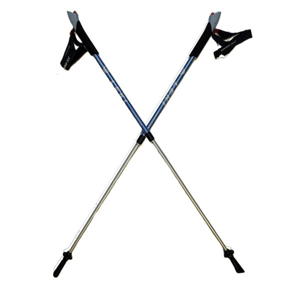 LEKI Nordic Walking Instructor Fully Adjustable Walking Pole 100-130cm Light Blue