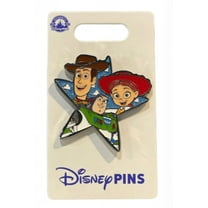 Disney Parks Toy Story Star Profile Buzz Lightyear Woody Jessie Pin New W Card